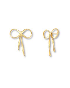 BRINCO LONGO LAÇO LISO TRANÇADO DOURADO