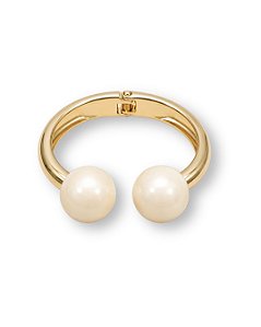 BRACELETE ARTICULADO ESFERAS OFF WHITE
