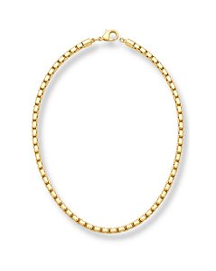 CORRENTE LISO ELO CARTIER TRABALHADO BAN. DOURADO