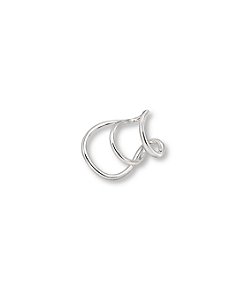 PIERCING ENCAIXE LISO CURVO 3 VOLTAS BAN. A RODIO