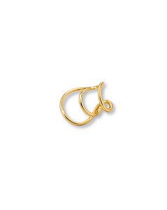 PIERCING ENCAIXE LISO CURVO 3 VOLTAS BAN. DOURADO