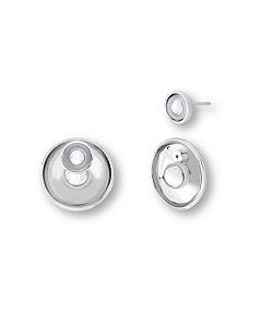 BRINCO EAR JACKET CONCH E ESFERA SEMI JOIA BAN.RODIO