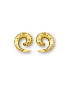 BRINCO ESPIRAL LISA SEMI JOIA BAN. DOURADO