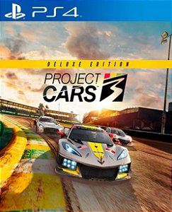 PRIMÁRIA Project CARS 3 Deluxe Edition PS4 PS5 Mídia Digital - Aluguel 6 Meses - Pt-Br