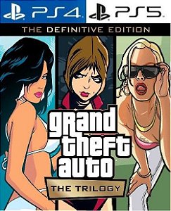 Grand Theft Auto GTA The Trilogy – The Definitive Edition PS4 PS5 Original - Aluguel 15 Dias - Pt-Br