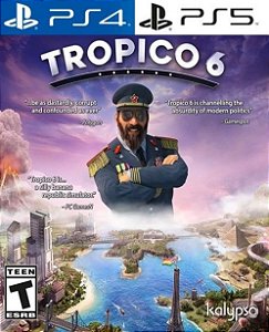 PRINCIPAL Tropico 6 PS4 PS5 ORIGINAL - Aluguel 6 Meses - Pt-Br