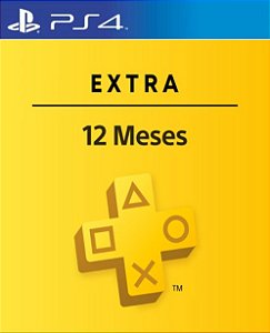 Assinatura PLUS EXTRA +300 Jogos 12 Meses PS4 Original