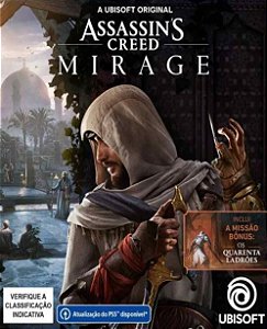 PRINCIPAL Assassins Creed Mirage PS4 PS5 ORIGINAL - Aluguel 6 Meses - Pt-Br