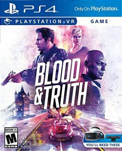Blood & Truth VR PS4 Mídia Digital - Aluguel 15 Dias - Pt-Br