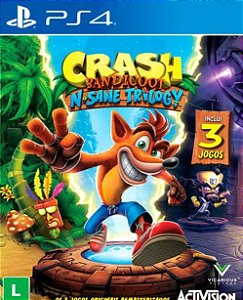 Crash Bandicoot N. Sane Trilogy PS4 Mídia Digital - Aluguel 30 Dias - Pt-Br