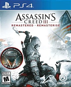 PRIMÁRIA Assassins Creed 3 Remastered PS4 PS5 Mídia Digital - Aluguel 6 Meses - Pt-Br