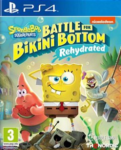 PRIMÁRIA Bob Esponja SquarePants Battle for Bikini Bottom Rehydrated PS4 PS5 Mídia Digital - Aluguel 6 Meses