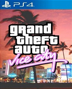 PRIMÁRIA GTA Vice City (Versão Original) PS4 PS5 Mídia Digital - Aluguel 6 Meses - Inglês