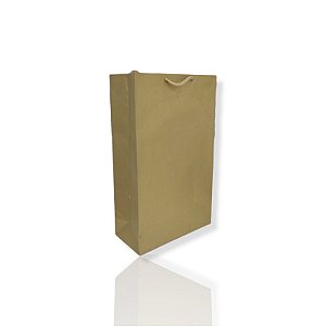 Sacola De Papel Ouro 35x22x10 - 10 Unid. N8