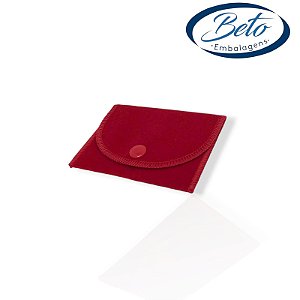 Mini Bolsa Para Bijouterias e Semijoias Vermelho (P)