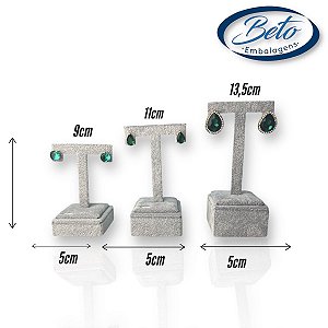 Expositor De Brinco T 2 Furos Sued Cinza (P260/M261/G262)