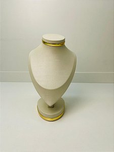 Busto Diamante off white com friso