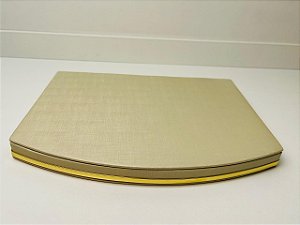 BASE ONDA CONVEXA PÉROLA COM FRISO