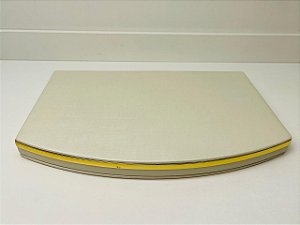 BASE ONDA CONVEXA OFF WHITE COM FRISO