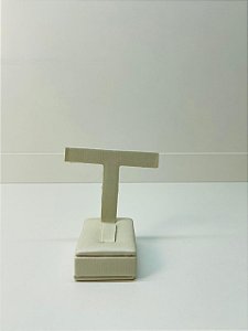 EXPOSITOR T PARA BRINCO E ANEL OFF WHITE