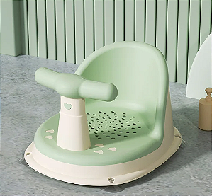 Assento para Banho - Antiderrapante - Bebês - Verde Claro