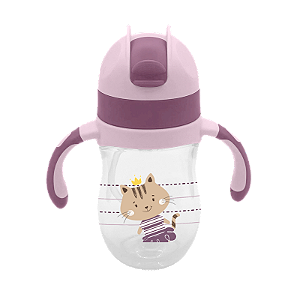 Copo com Canudo de Silicone Milky - Clingo