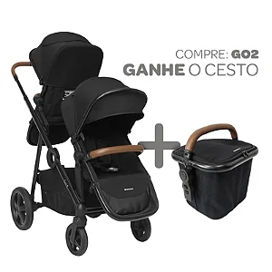 Carrinho Go 2 Black - Kikkaboo