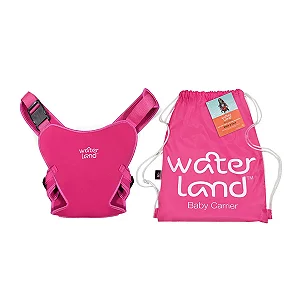 Canguru Impermeável para Bebê Passeio e Piscina em Neoprene Rosa Waterland Baby