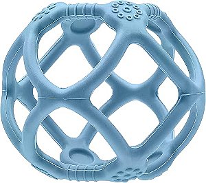 Mordedor Bola Em Silicone Azul - Buba