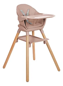 Cadeira de Refeição 6 em 1 Woody Pink Kikkaboo