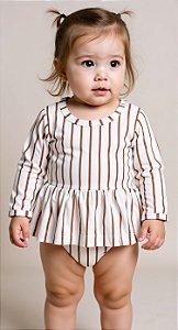 Body-Vestido de Bebê Manga Longa | Forest