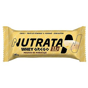 WHEY GREGO BAR MOUSSE DE MARACUJÁ (40G) NUTRATA