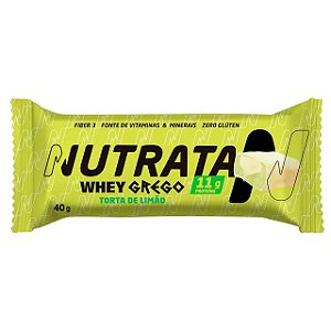 WHEY GREGO BAR TORTA DE LIMÃO (40G) NUTRATA