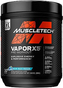 Pré Treino Nano Vapor X5 Muscletech - C/ Selo - Blue Razz