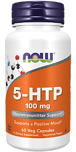5-HTP 100MG 60 CÁPSULAS NOW FOODS