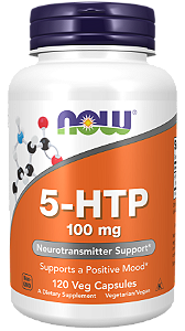 5-HTP 100MG 120 CÁPSULAS NOW FOODS