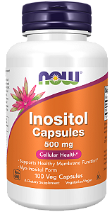 INOSITOL 500MG 100 CÁPSULAS NOW FOODS