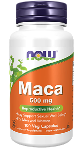 MACA PERUANA 500MG 100 CÁPSULAS NOW FOODS