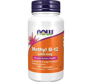 METHYL B12 1000 MCG 100 CÁPSULAS NOW FOODS