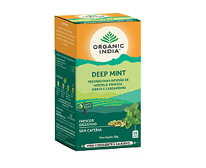 CHÁ ORGANIC INDIA DEEP MIND 25 SACHÊS