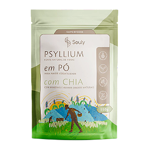 PSYLLIUM EM PÓ 150G - SOULY