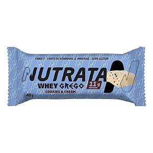 GREGO BAR COOKIES E CREAM (40g) - NUTRATA