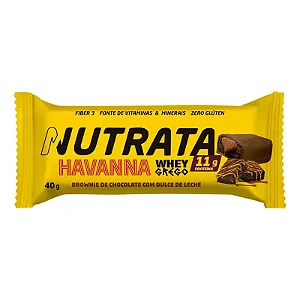 GREGO BAR HAVANNA BROWNIE DE CHOCOLATE (40g) - NUTRATA