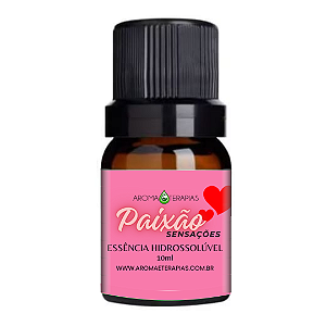 Essência Hidrossolúvel Aroma e Terapias 10ml - Paixão