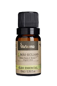 Óleo Essencial Limão Siciliano 10ml - Via Aroma