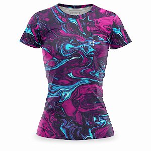 Camiseta Feminina Fitness Fluid