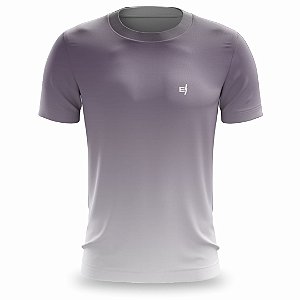 Camiseta Fitness Masculina Preto Cinza
