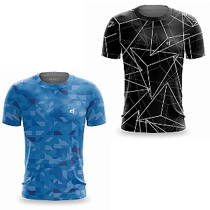 Kit 2 Camisetas Fitness Masculina - Atenas e Storm