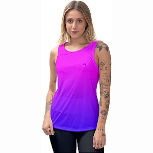 Regata Fitness Feminina - Rosa Azul