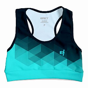 Top Cropped Efect Fitness Feminino